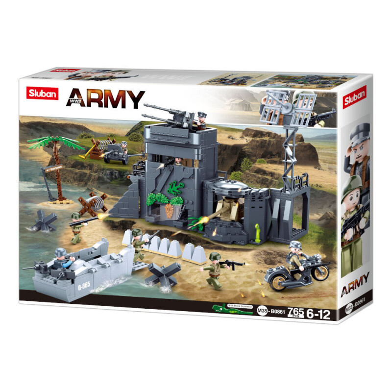 Sluban Army WW2 Bunkr v dunách